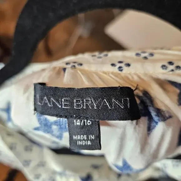 LANE BRYANT RED,WHITE, AND BLUE SHIRT SIZE14/16 America Patriotic 4th Of July - Picture 8 of 8